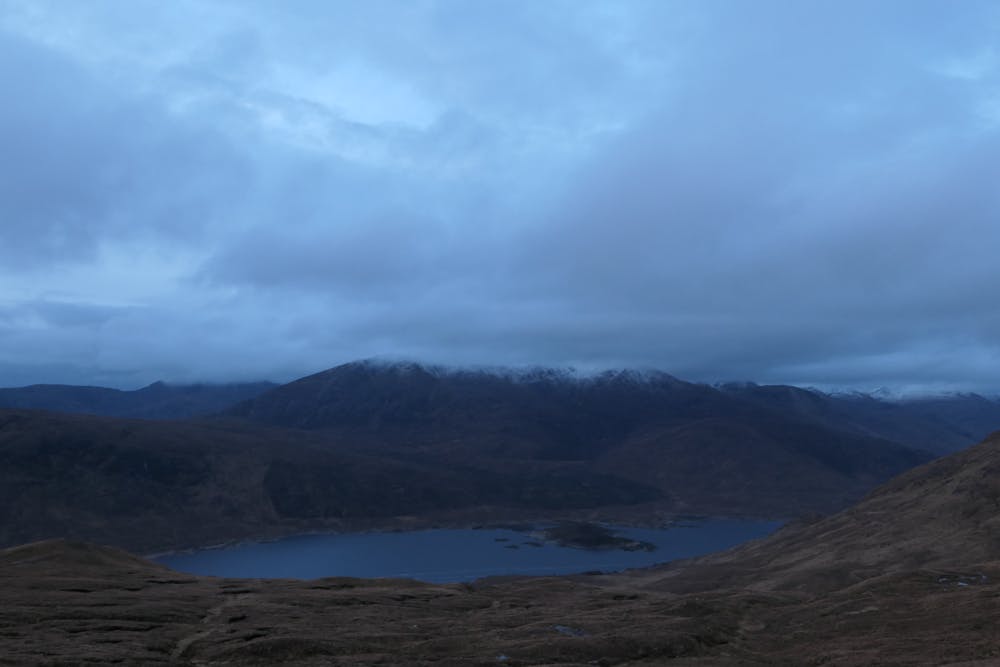 Photo from Scotland winter - Kintail - Carn Ghluasaid, Sgurr nan Conbhairean & Sail Chaorrain