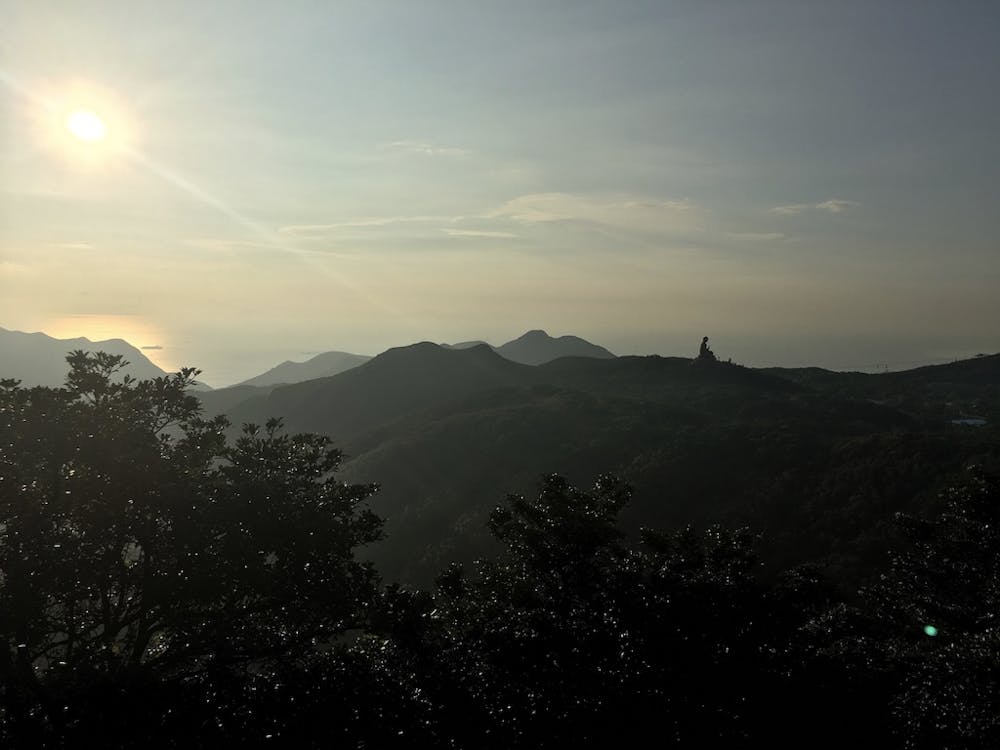 View of the Big Buddha from the hike