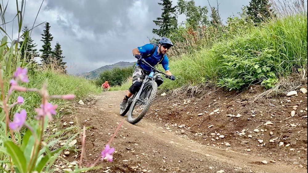 Hemlock Burn trail. Rider: Greg Heil