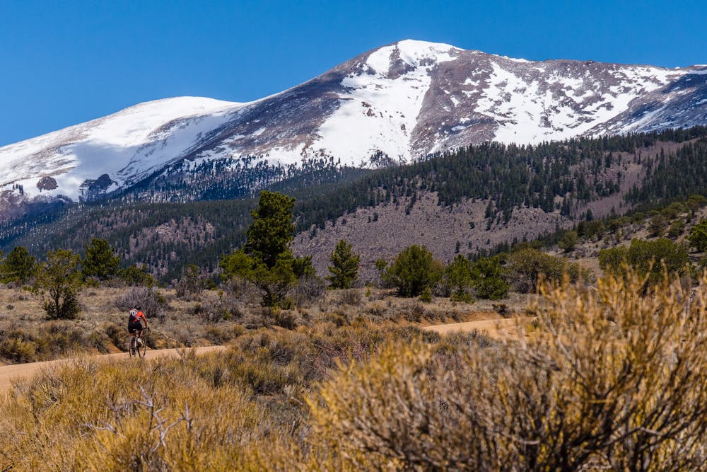 The 13,000 foot Buffalo Peaks will dominate the scene on your ascent.