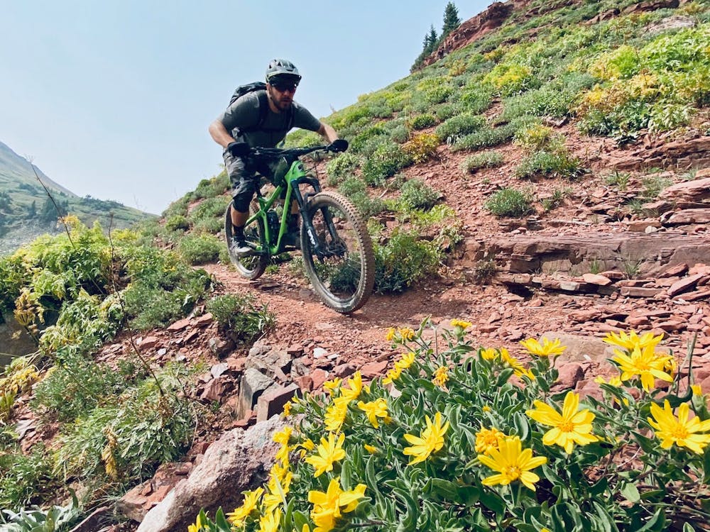 Greg Heil on the Kennebec Pass section