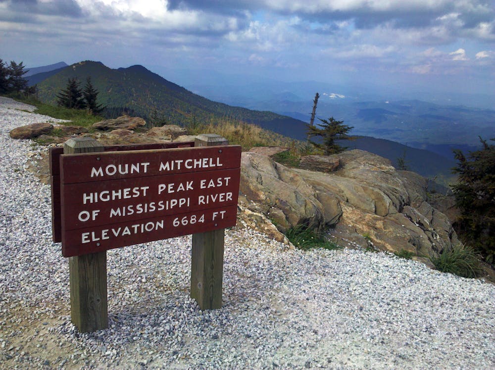 Mount Mitchell Sign