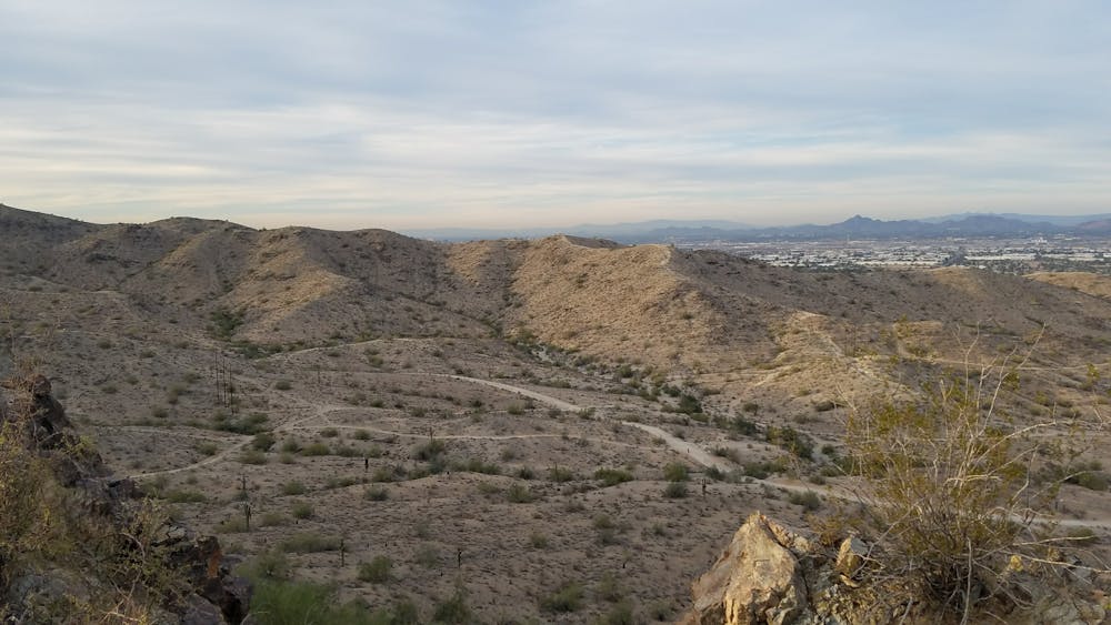 Pima Canyon, as seen from the Marcos De Niza Trail
