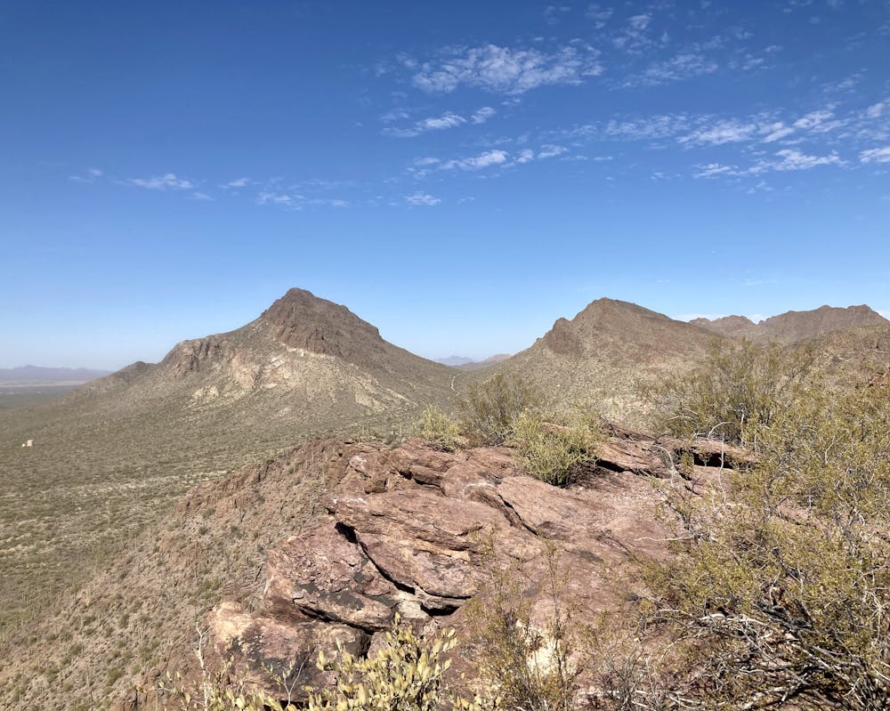 View of the Tucson Mountains