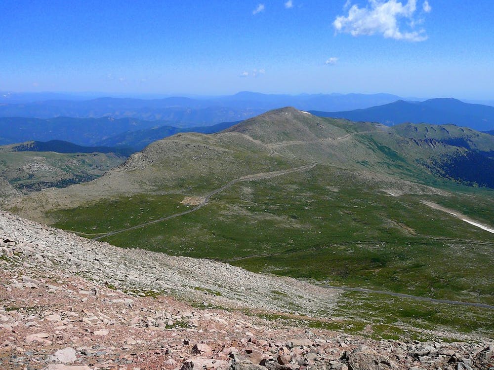 One view from Mount Evans