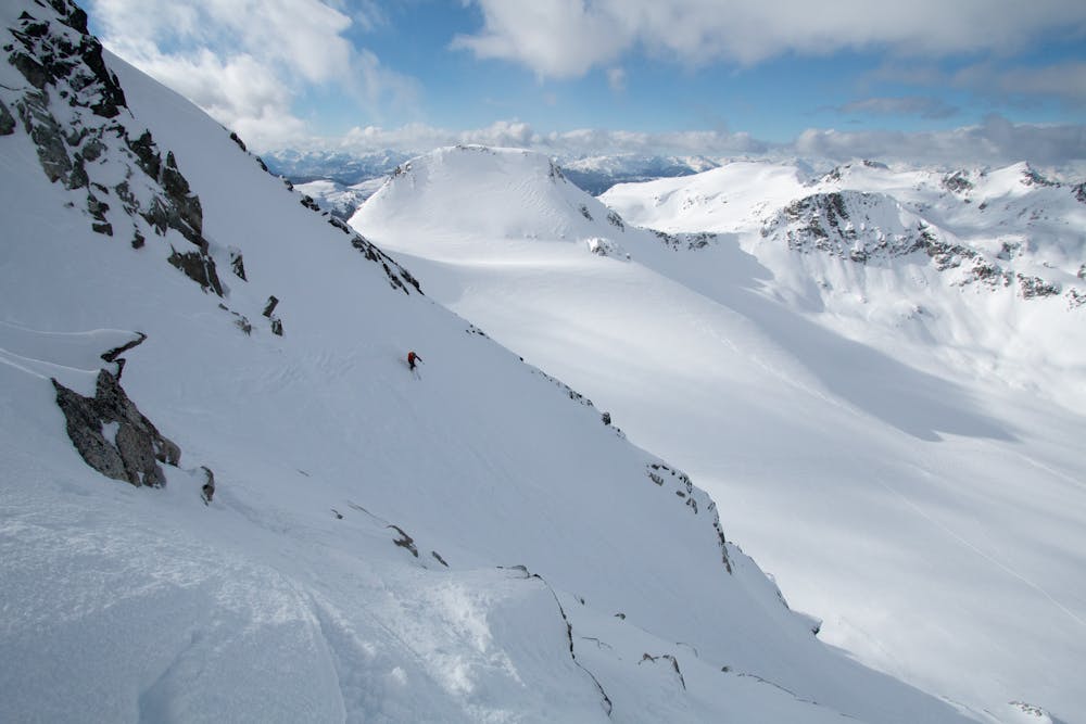 Dropping into the main section of the Face