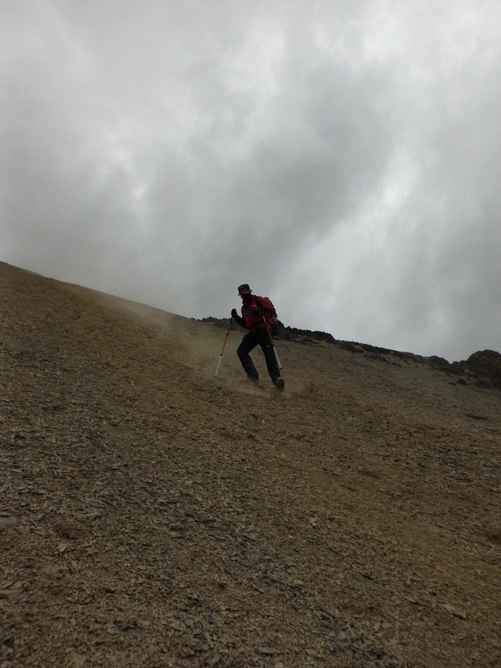 Scree running! Bolivia is a classic scree running location