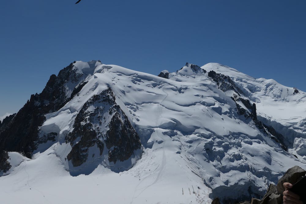 Mont Blanc du Tacul from Cosmiques
