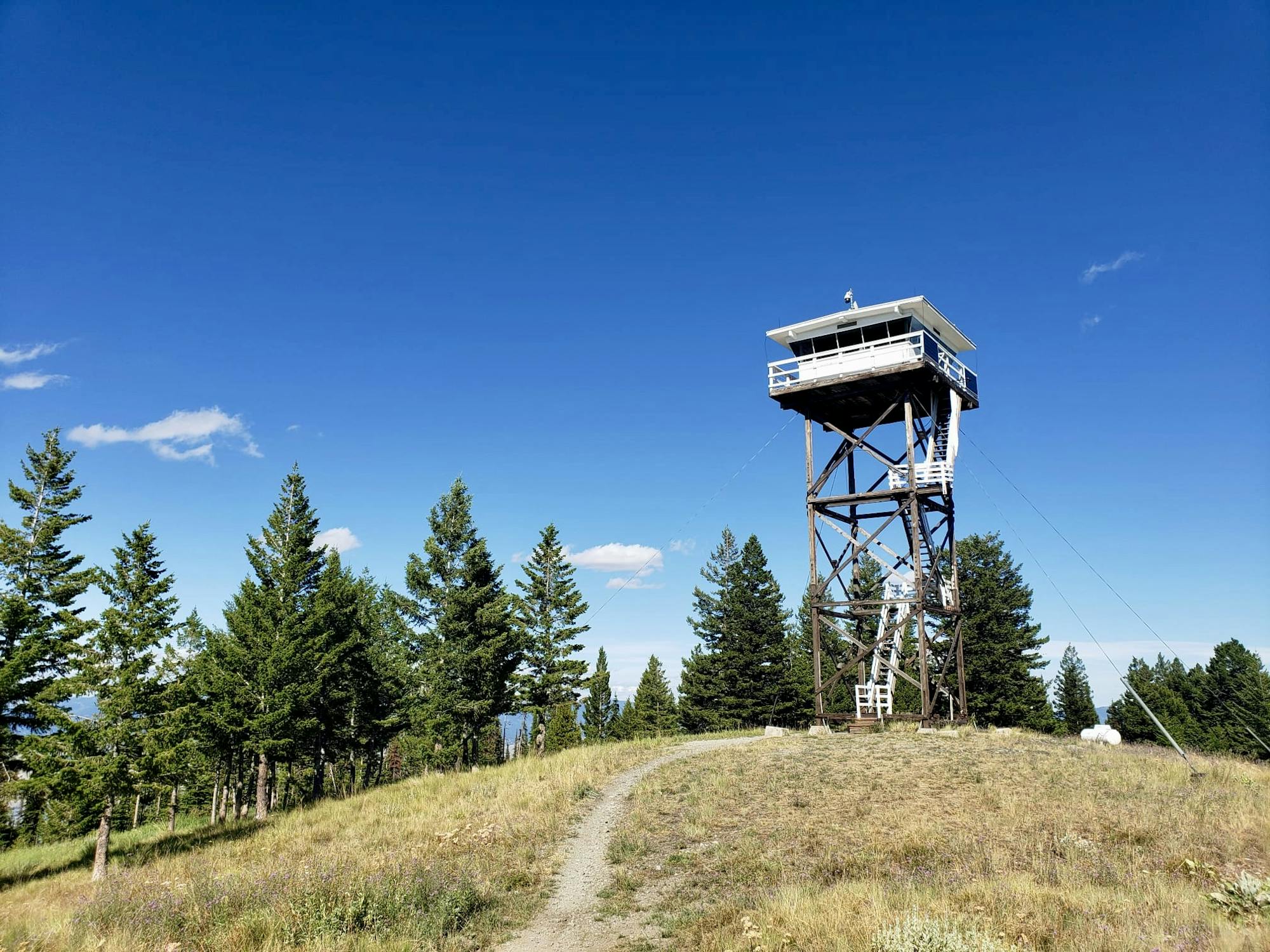 The summit lookout tower