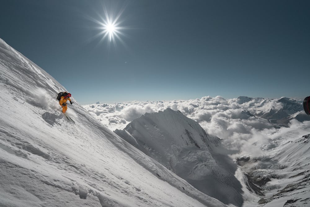 Photo from Ski Descent from the Summit of Lhotse