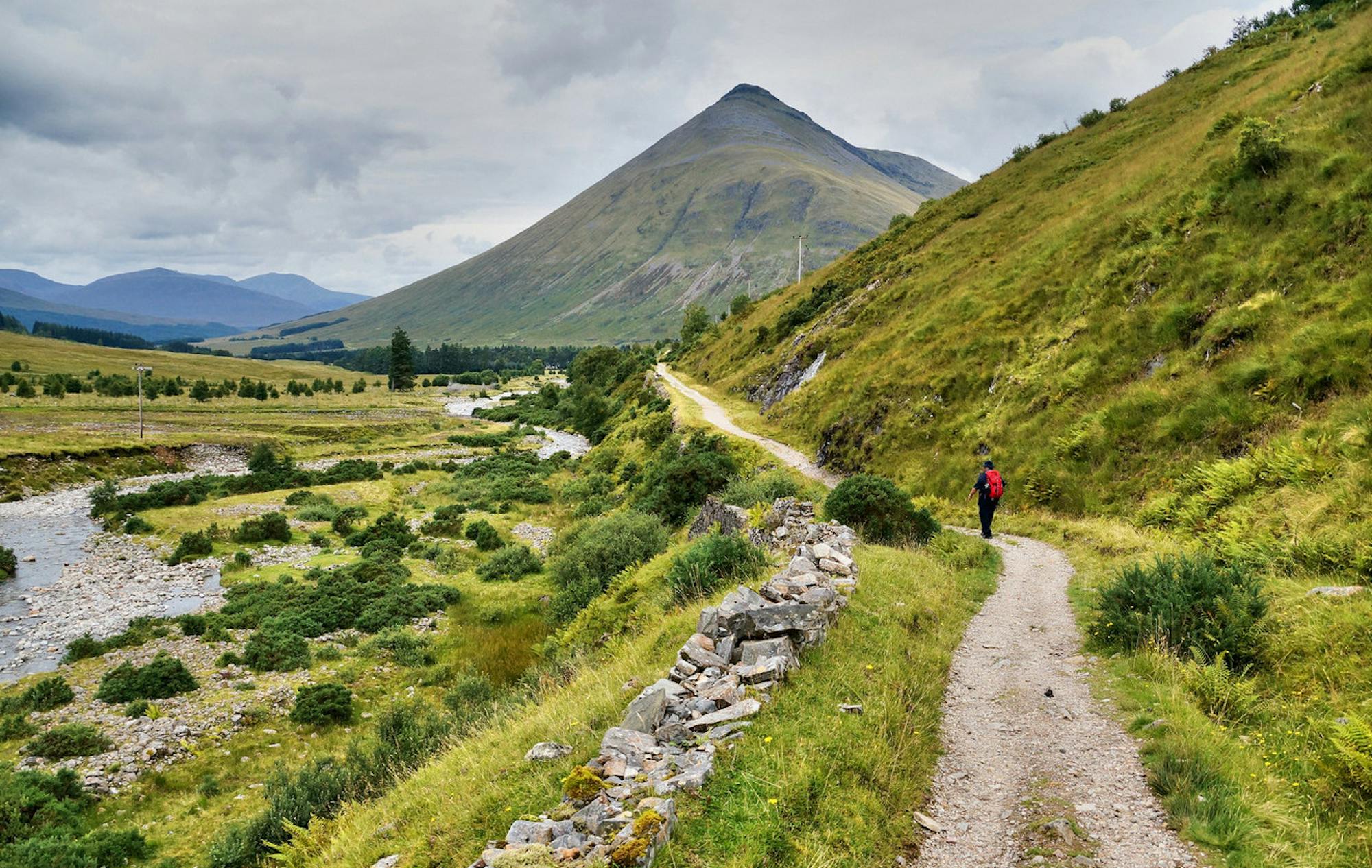 Scotland, West Highland Way, on the way to Bridge of Orchy