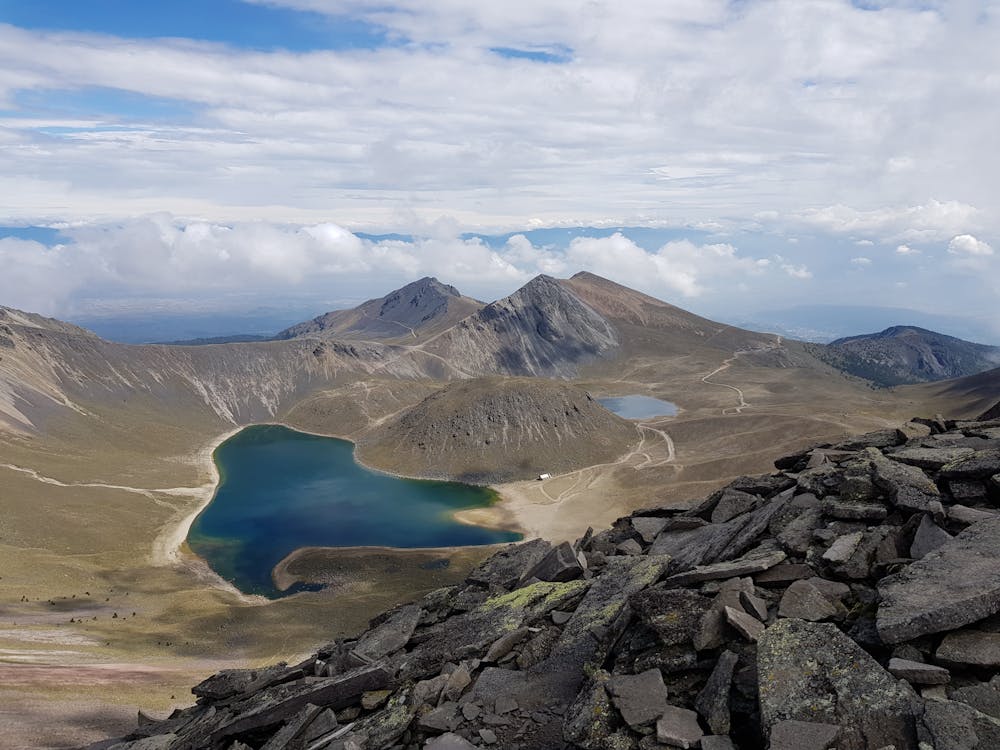 Lakes as viewed from the summit