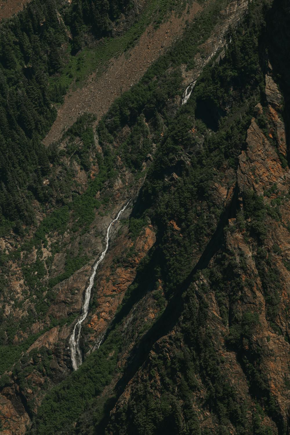 Waterfall visible from Cheam Peak to the right