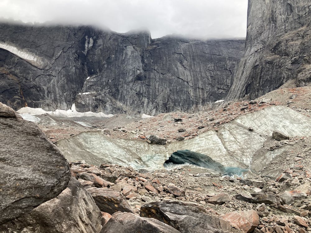 Glacier in Upper Arrigetch Valley