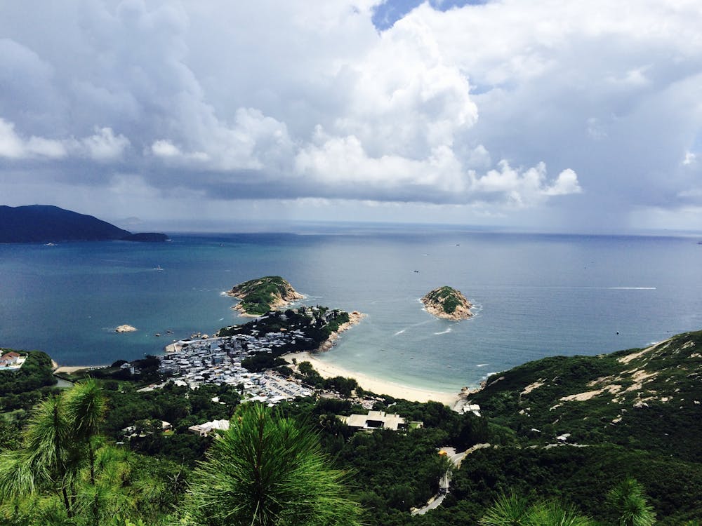 View of Shek O from the hike