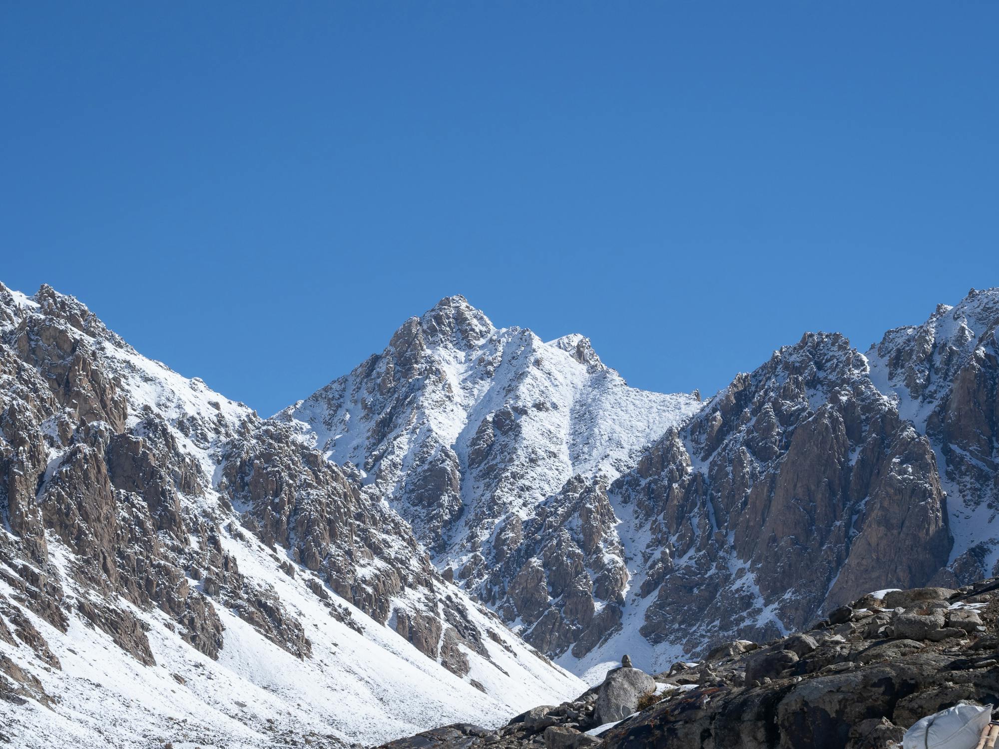 Snow Capped Mountains in the Pamirs