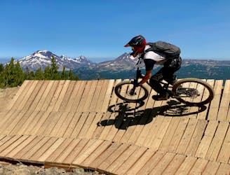 Tech-Gnar and Big Jumps in Mt. Bachelor’s Downhill Park