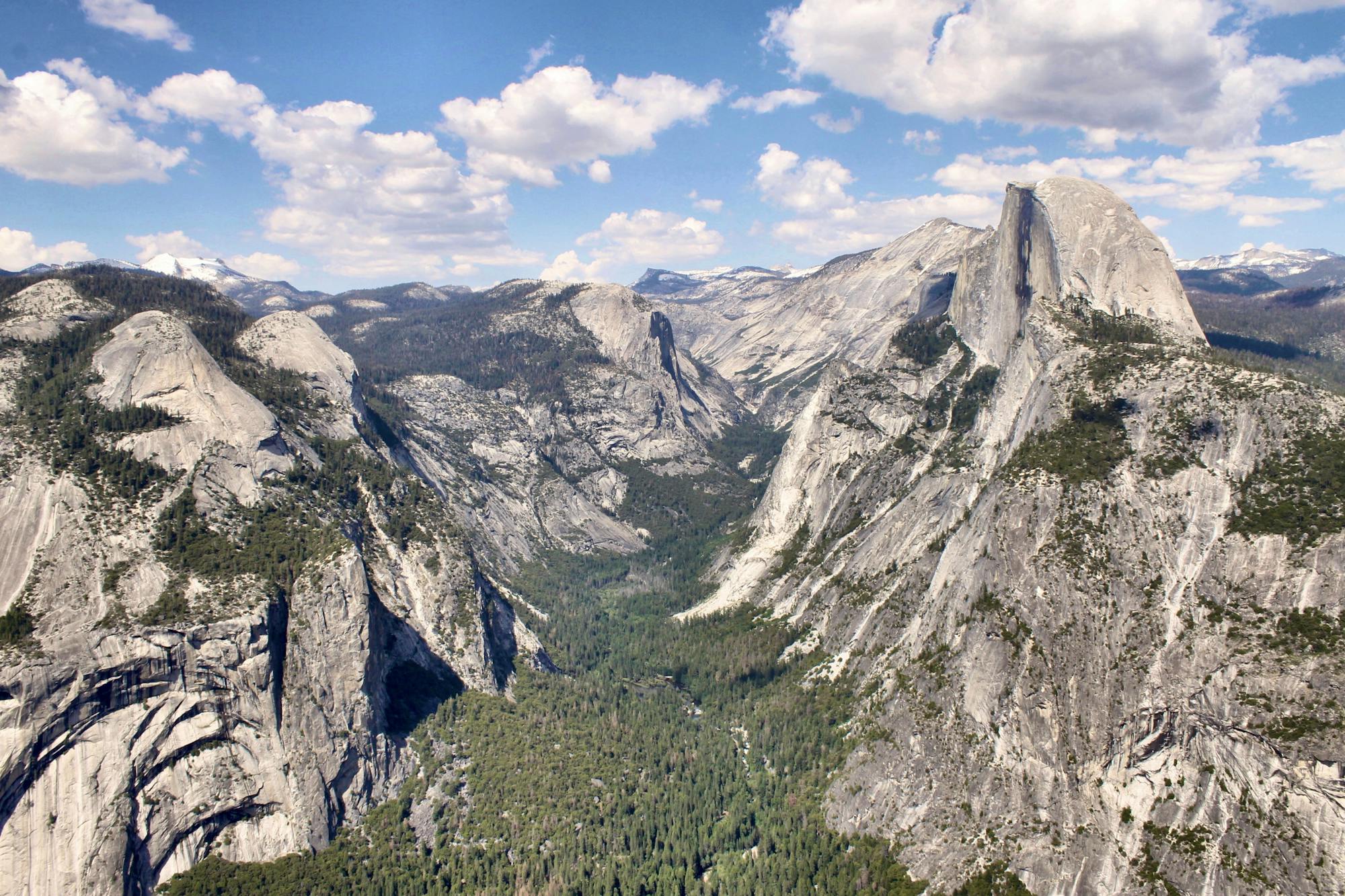 Yosemite Valley, as seen from Glacier Point