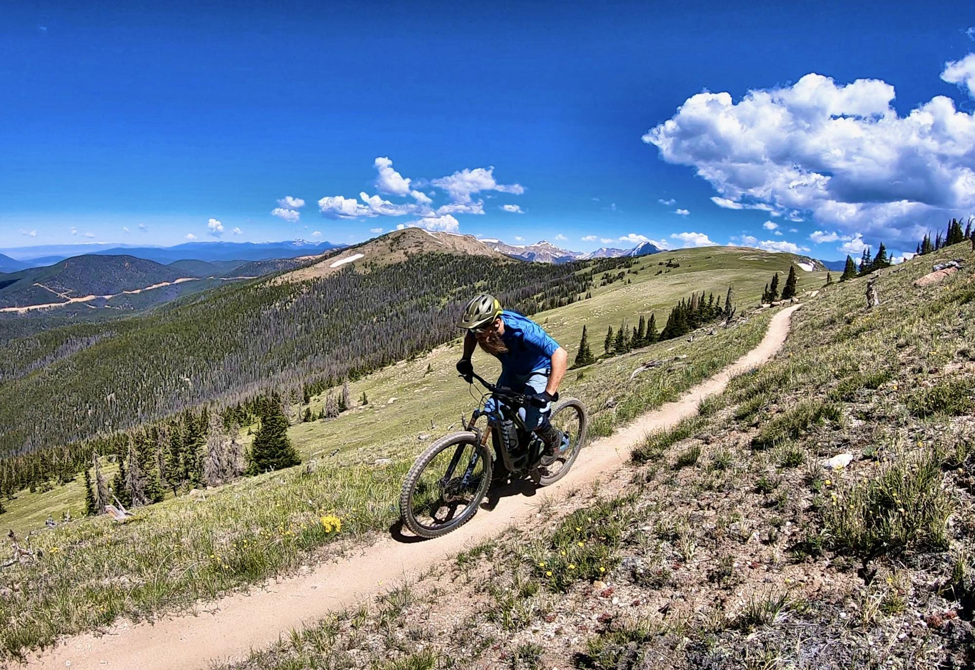 Monarch Crest Trail. Rider: Greg Heil